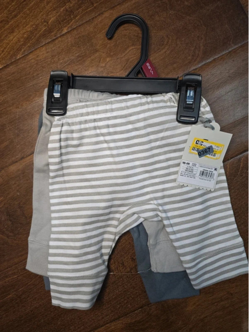 Newborn brand new three pack of pants from cloud island item 367G5